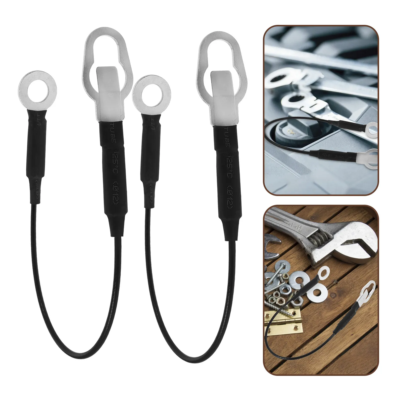 1Pair Tailgate Support Cable Coated Steel Rope Automotive Tailgate Cable Replacement for Truck Trunk Repair Parts Kit
1Pair Tailgate Support Cable Coated Steel Rope Automotive Tailgate Cable Replacement for Truck Trunk Repair Parts Kit
