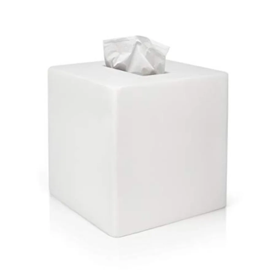 White Tissue Box Cover Square Heavy Hand-Poured Resin Tissue Box Cover Holder Home Decor Cube Square Tissue Box Holder with Hig
White Tissue Box Cover Square Heavy Hand-Poured Resin Tissue Box Cover Holder Home Decor Cube Square Tissue Box Holder with Hig