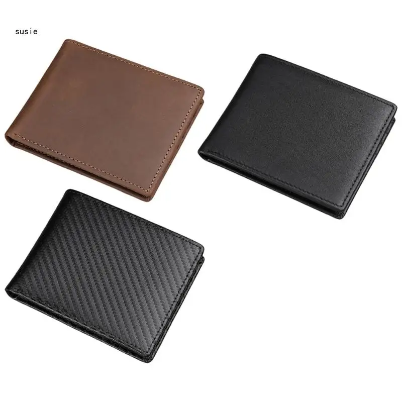 X7YA Practical Men's Leather Wallet With Coin Slot And Blocking Purse Coin Pocket Wallet Business Card Holder
X7YA Practical Men's Leather Wallet With Coin Slot And Blocking Purse Coin Pocket Wallet Business Card Holder