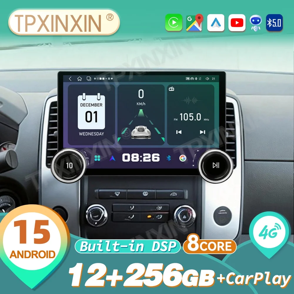 For Nissan Frontier Xterra 2009~2012 Double Knobs Android Carplay Car Radio Automotive Multimedia Stereo Player GPS Head Unit
For Nissan Frontier Xterra 2009~2012 Double Knobs Android Carplay Car Radio Automotive Multimedia Stereo Player GPS Head Unit