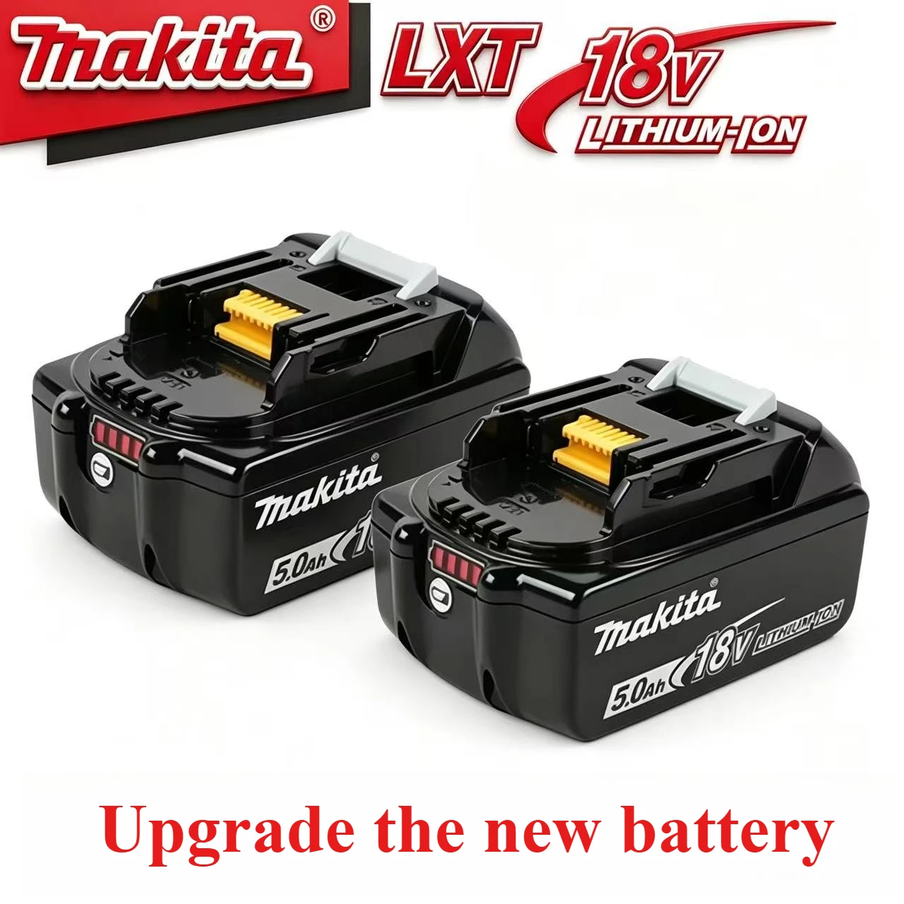 2026 New Makita 18V 6Ah Li-ion Battery Pack BL1860 LXT400 High Power Long Runtime ,Cordless Drill Impact Wrench Angle Grinder
2026 New Makita 18V 6Ah Li-ion Battery Pack BL1860 LXT400 High Power Long Runtime ,Cordless Drill Impact Wrench Angle Grinder
