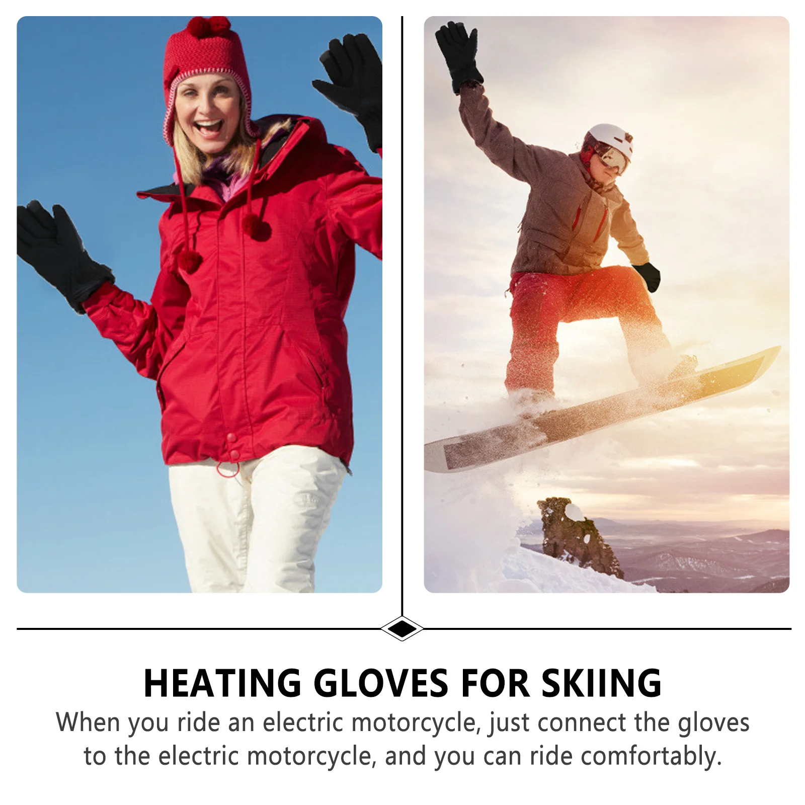 1Pair Winter Electric Heated Gloves Waterproof Thermal Hands Warm USB Gloves for Riding Cycling Outdoor Hand Warmer
1Pair Winter Electric Heated Gloves Waterproof Thermal Hands Warm USB Gloves for Riding Cycling Outdoor Hand Warmer