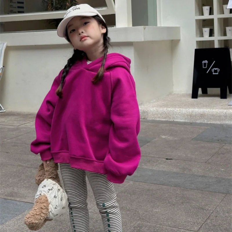 Girls Hoodies Sweatshirts Cotton Tops Overcoat 2024 Rose Spring Autumn Windproof Kids Long Sleeve Children's Clothing
Girls Hoodies Sweatshirts Cotton Tops Overcoat 2024 Rose Spring Autumn Windproof Kids Long Sleeve Children's Clothing