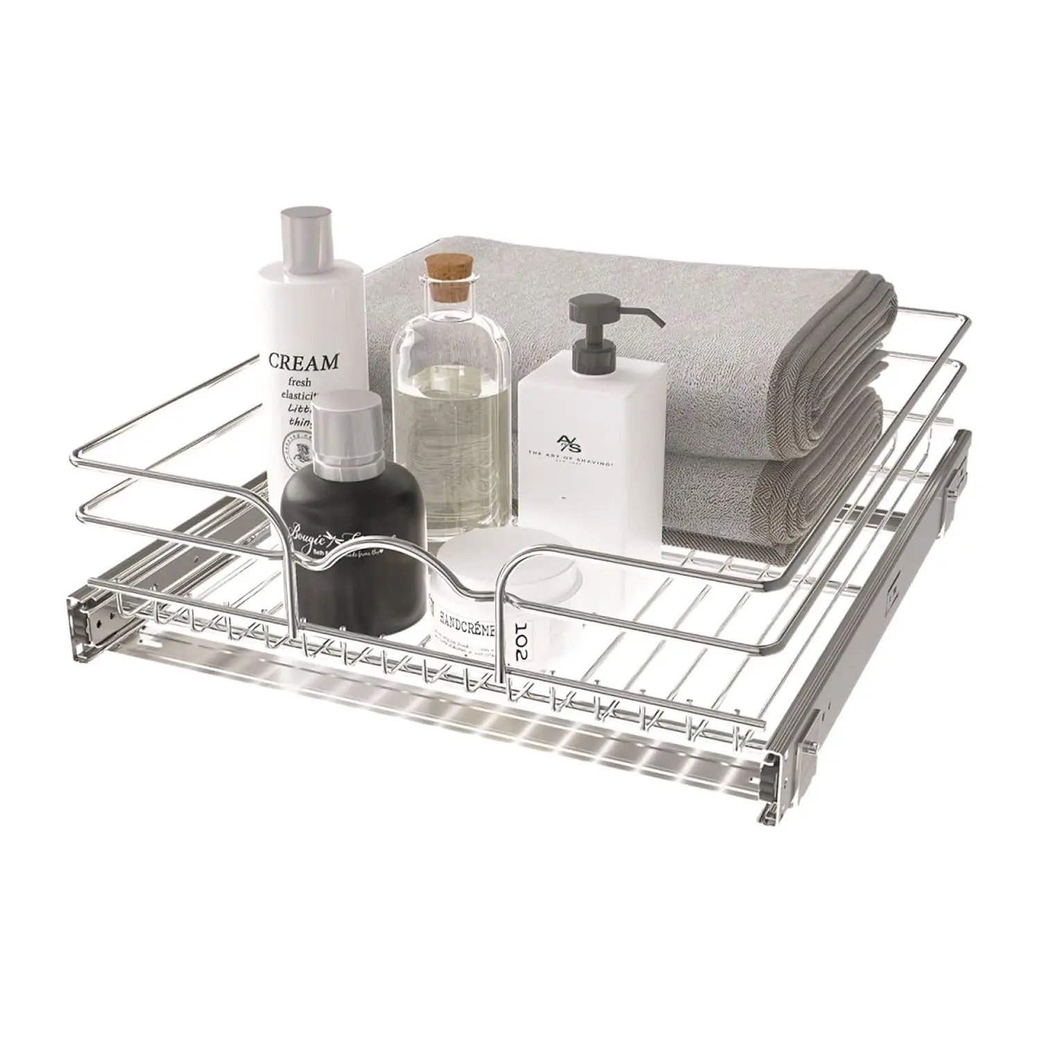 Cabinet Pullout Shelf Drawer Organizer Slide Out Pantry Storage Basket 18x20 In, Customized
Cabinet Pullout Shelf Drawer Organizer Slide Out Pantry Storage Basket 18x20 In, Customized