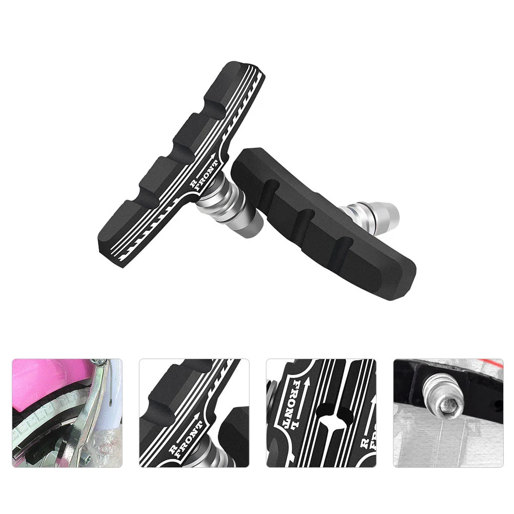 No Noise Brake Pads V Electric Bike Accessory Black Rubber Mountain Cycling Blocks
No Noise Brake Pads V Electric Bike Accessory Black Rubber Mountain Cycling Blocks