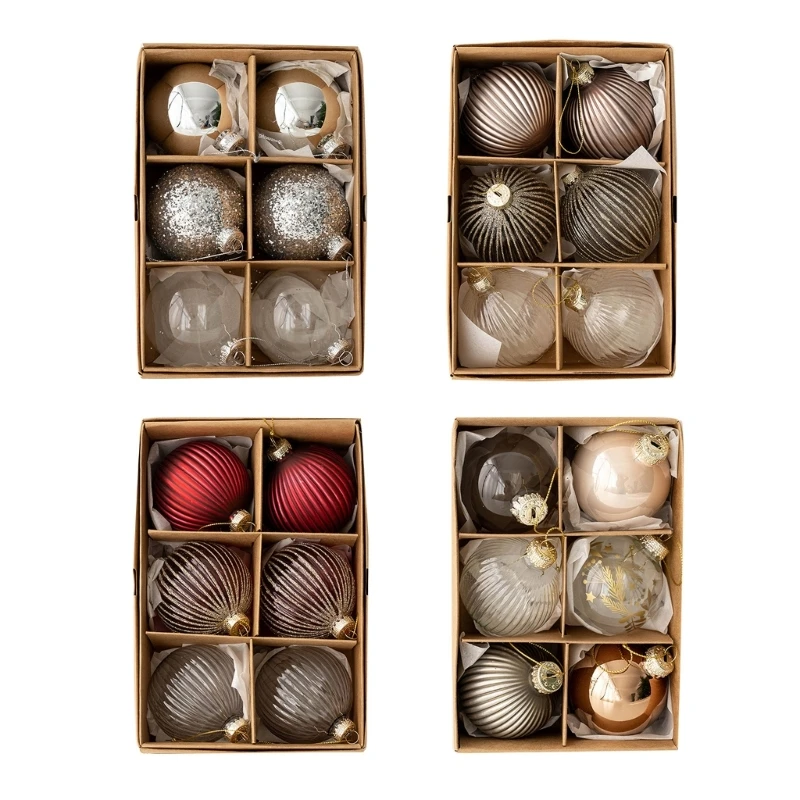 6pcs Traditional Glass Christmas Tree Decorations Balls Christmas Trees Ornament
6pcs Traditional Glass Christmas Tree Decorations Balls Christmas Trees Ornament