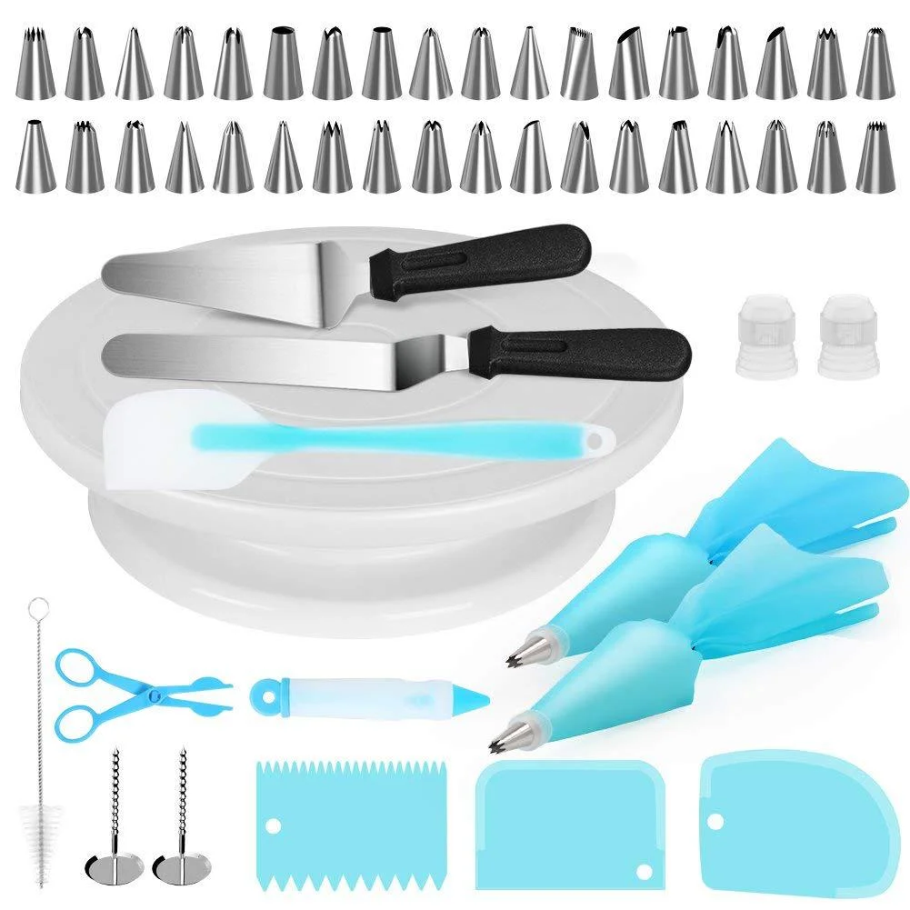 Cake Decorating Tip Sets 106pcs Pastry Bag Confectionery Accessories Nozzle Stainless Cream Cake Baking Tools
Cake Decorating Tip Sets 106pcs Pastry Bag Confectionery Accessories Nozzle Stainless Cream Cake Baking Tools