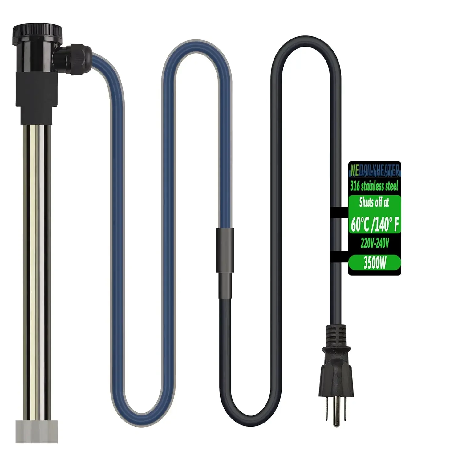 Portable Immersion Water Heater For Bathtub Inflatable Pool Fully Submersible Electric Heater With Auto Shut Off WiFi Timer For
Portable Immersion Water Heater For Bathtub Inflatable Pool Fully Submersible Electric Heater With Auto Shut Off WiFi Timer For
