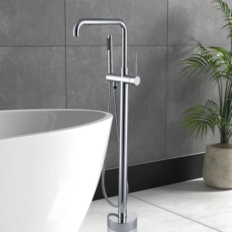 Alixeperss Store Freestanding Bathtub Faucet with Hand Shower
Alixeperss Store Freestanding Bathtub Faucet with Hand Shower