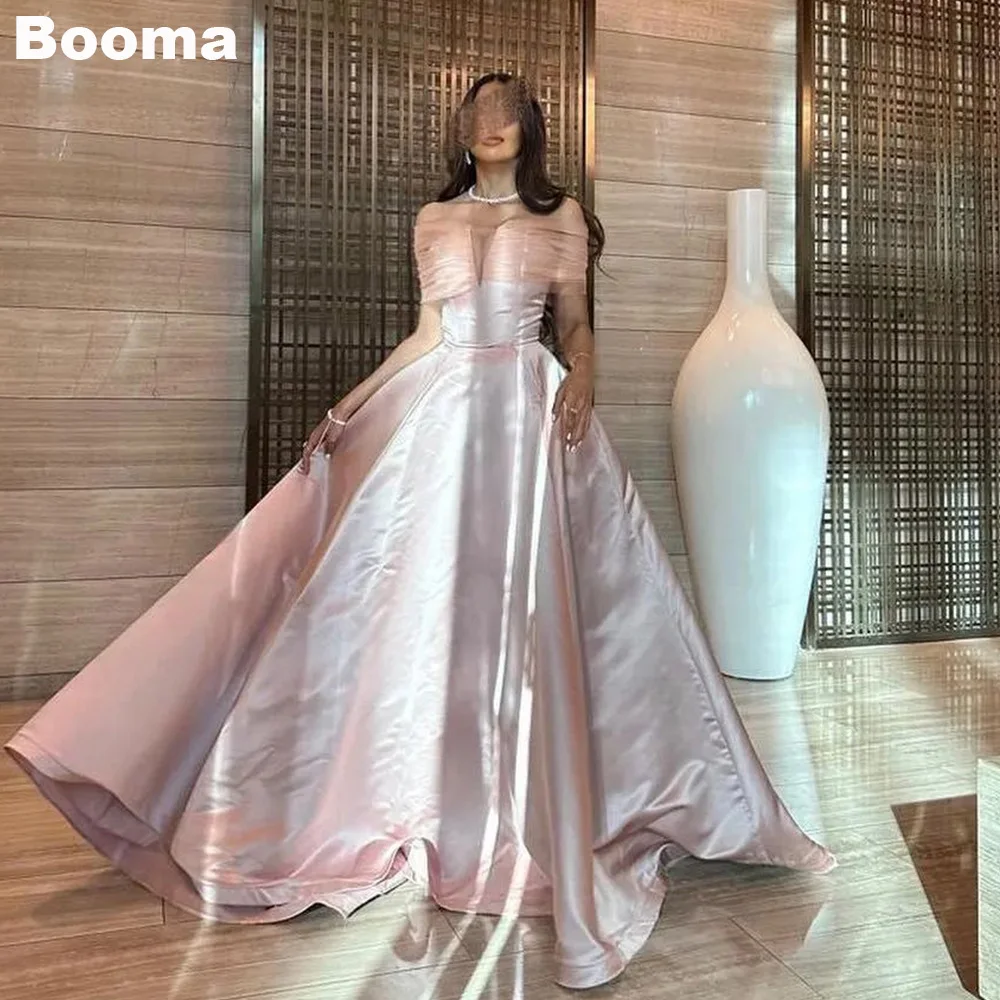 Booma Pink Saudi Arabia Women's Evening Dresses Off Shoulder A Line Stain Party Prom Gowns Formal Occasion Dresses Events Gown
Booma Pink Saudi Arabia Women's Evening Dresses Off Shoulder A Line Stain Party Prom Gowns Formal Occasion Dresses Events Gown