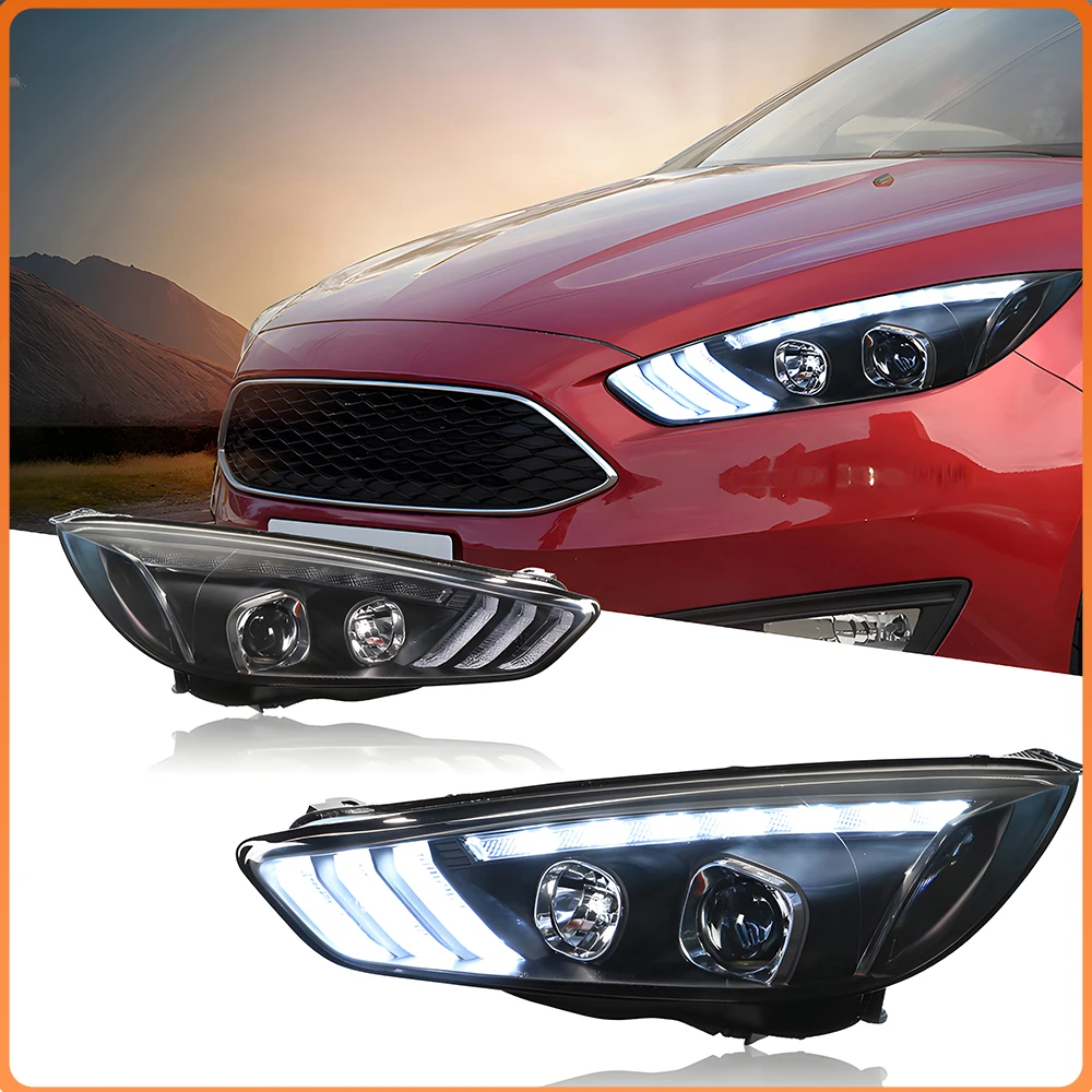 Car Front Lamps For Ford Focus 2015-2018 LED Auto Headlights Assembly Upgrade All New Style Lens Plug and Play Accessories
Car Front Lamps For Ford Focus 2015-2018 LED Auto Headlights Assembly Upgrade All New Style Lens Plug and Play Accessories