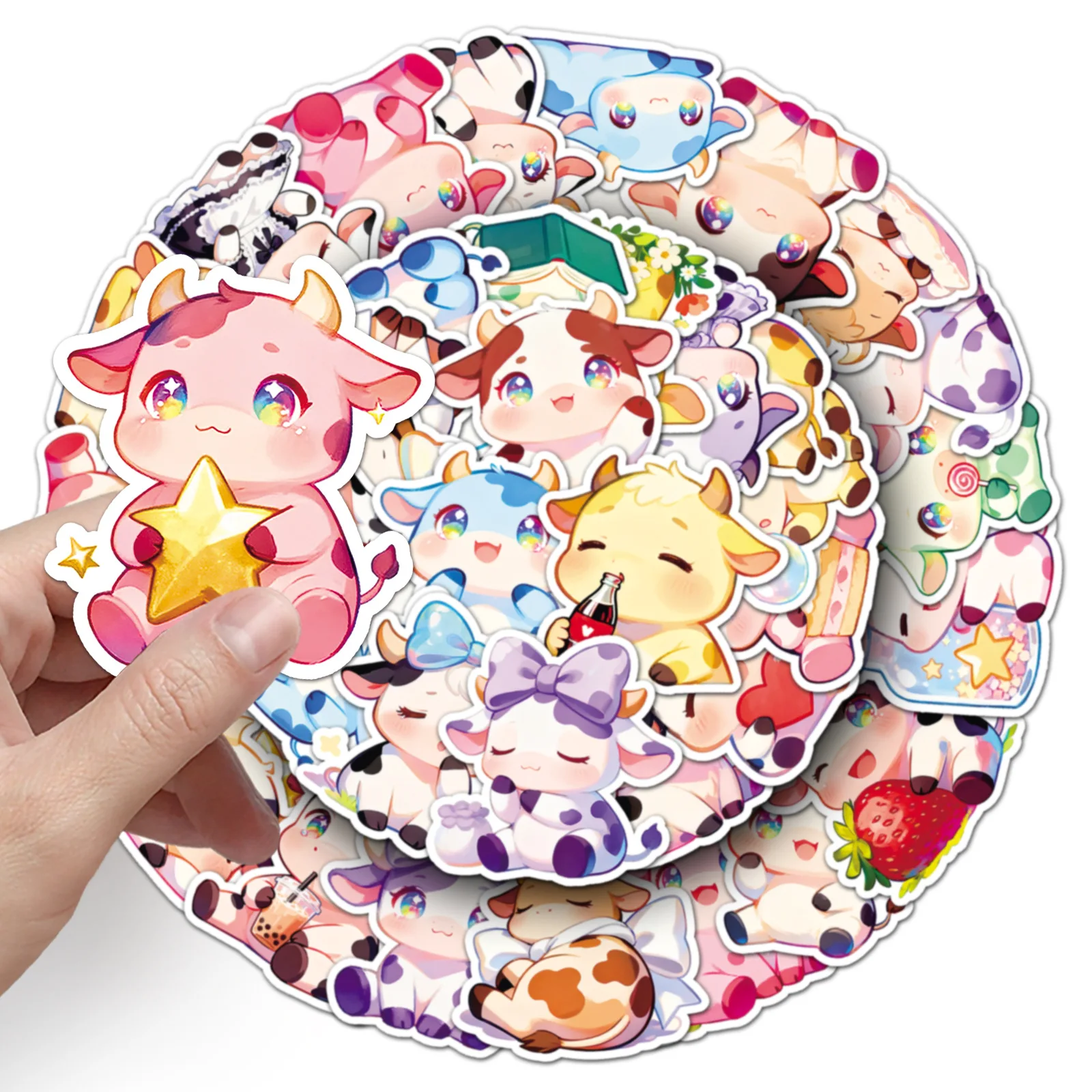 10/50PCS Q-Version Dairy Cow Graffiti Stickers Colorful and Cute Animals Cartoon Decal Notebook Phone Guitar Skateboard Kid Toys
10/50PCS Q-Version Dairy Cow Graffiti Stickers Colorful and Cute Animals Cartoon Decal Notebook Phone Guitar Skateboard Kid Toys