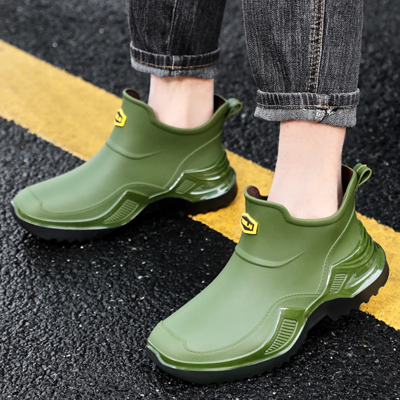 Men's Rain Boots Waterproof Shoes Fishing Husband Galoshes Man Garden Rubber Boot Indoor Kitchen Work Rain Boots Car Wash Boots
Men's Rain Boots Waterproof Shoes Fishing Husband Galoshes Man Garden Rubber Boot Indoor Kitchen Work Rain Boots Car Wash Boots