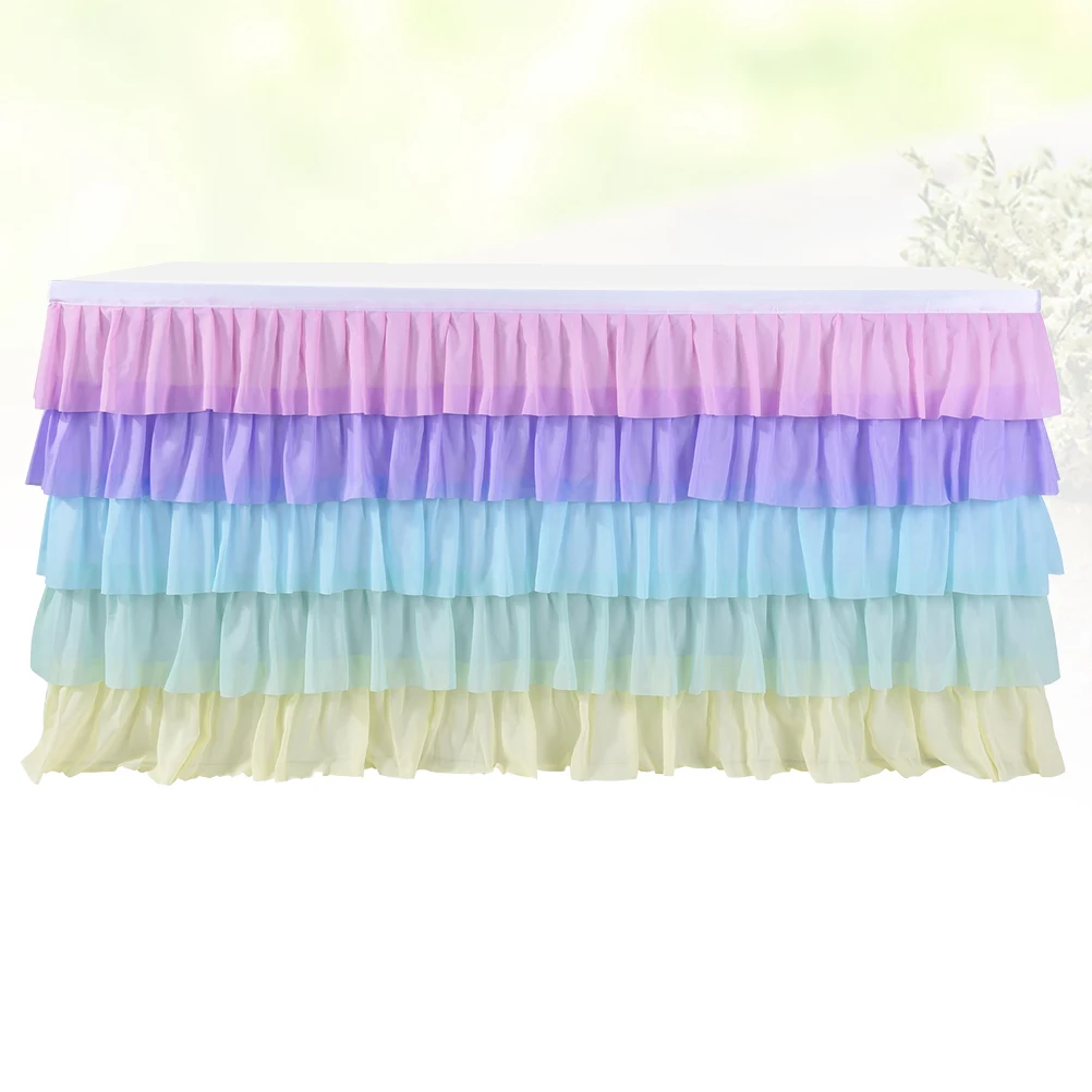5 Layer Table Skirt Colorful For Party Wedding Birthday Decorations Lightweight Table Skirt Cover Kitchen
5 Layer Table Skirt Colorful For Party Wedding Birthday Decorations Lightweight Table Skirt Cover Kitchen