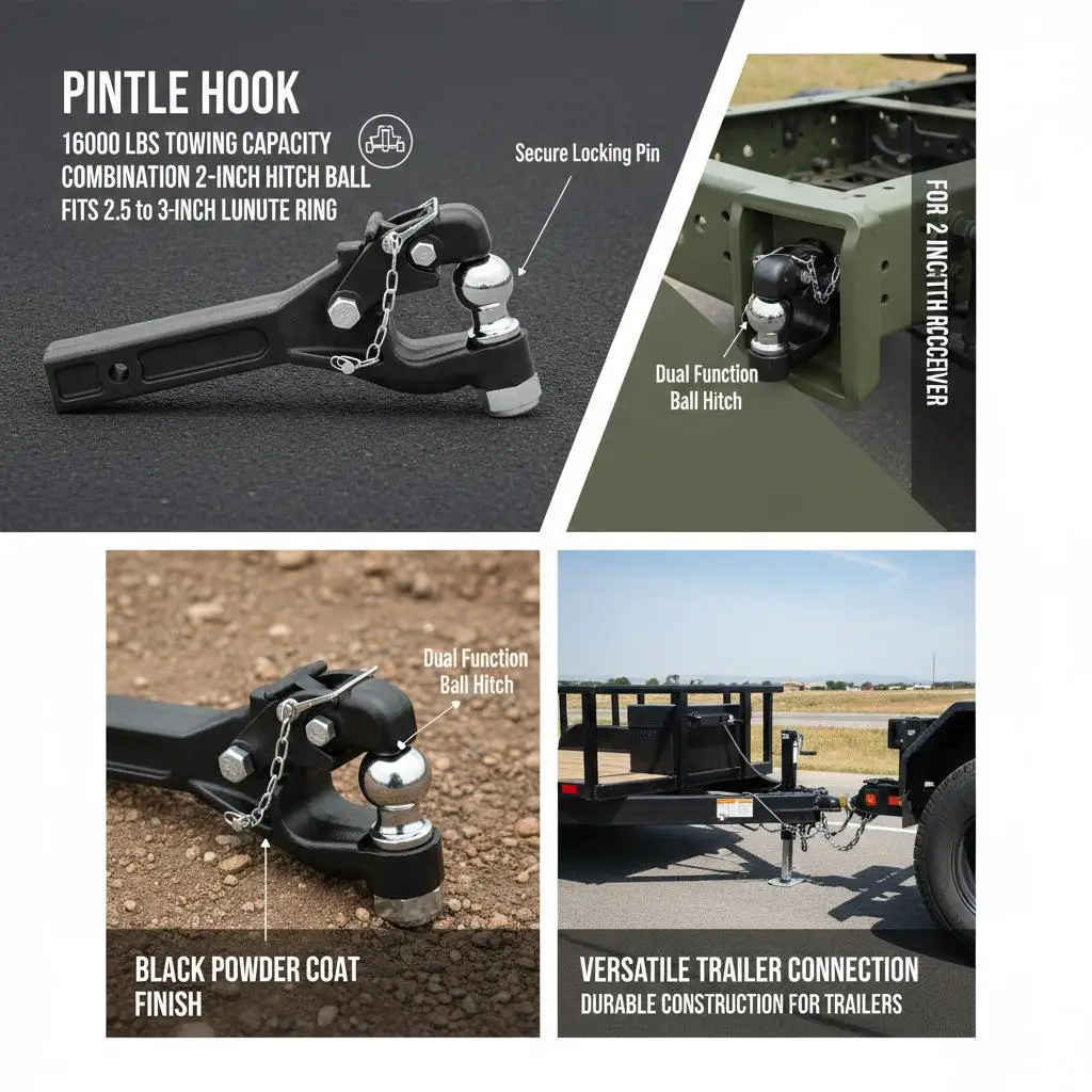 Комбинированный фаркоп Pintle Hitch на 16000 фунтов для тяжелых условий эксплуатации, для буксировки строительной и сельскохозяйственной техники, с шаровой головкой 2 дюйма
Комбинированный фаркоп Pintle Hitch на 16000 фунтов для тяжелых условий эксплуатации, для буксировки строительной и сельскохозяйственной техники, с шаровой головкой 2 дюйма