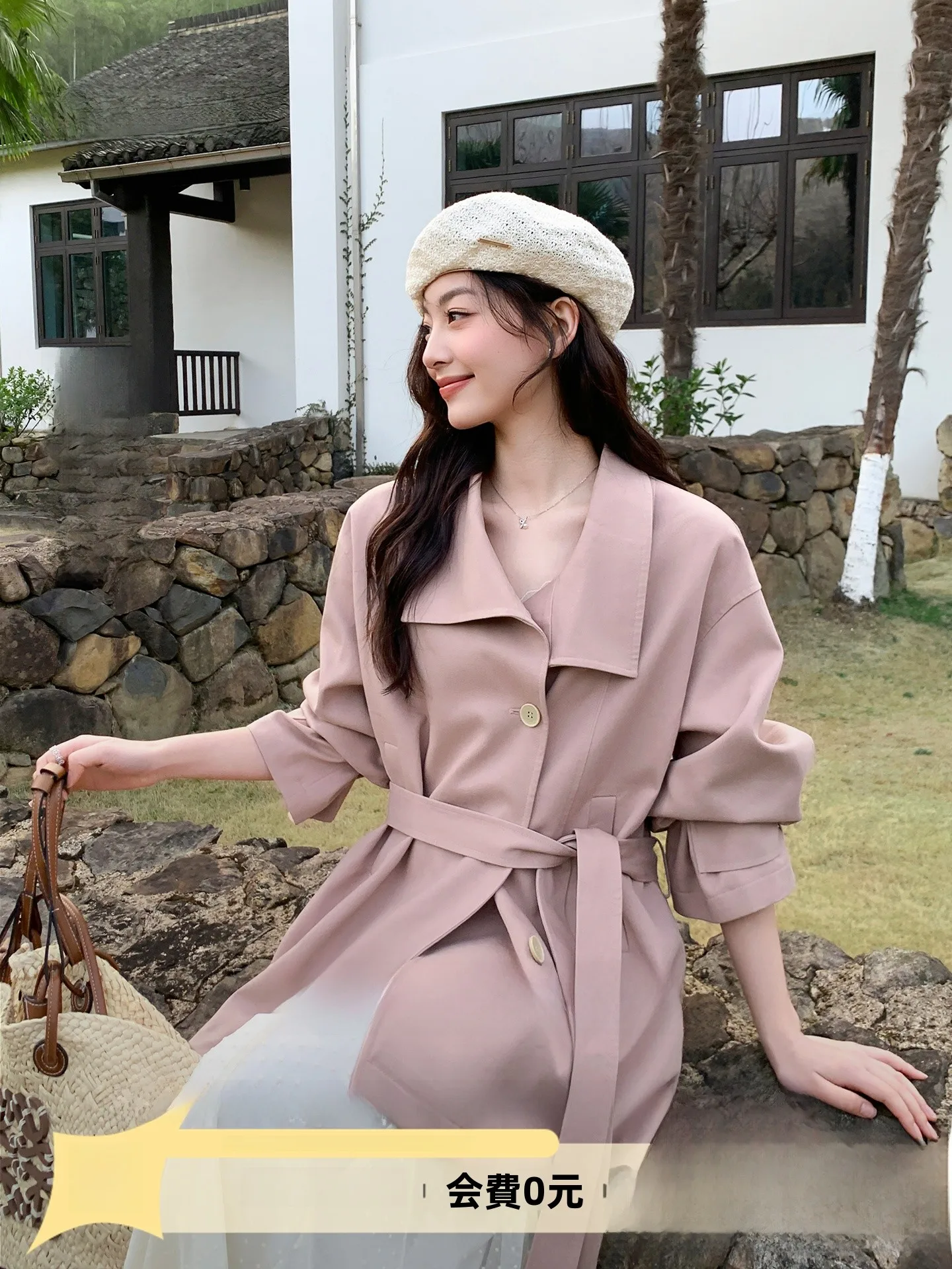Spring New ort Sle Women's Windbreaker Coat High Waist Belted Ele Cotton And Lenzing Fiber Casual Long Sve Coat
Spring New ort Sle Women's Windbreaker Coat High Waist Belted Ele Cotton And Lenzing Fiber Casual Long Sve Coat