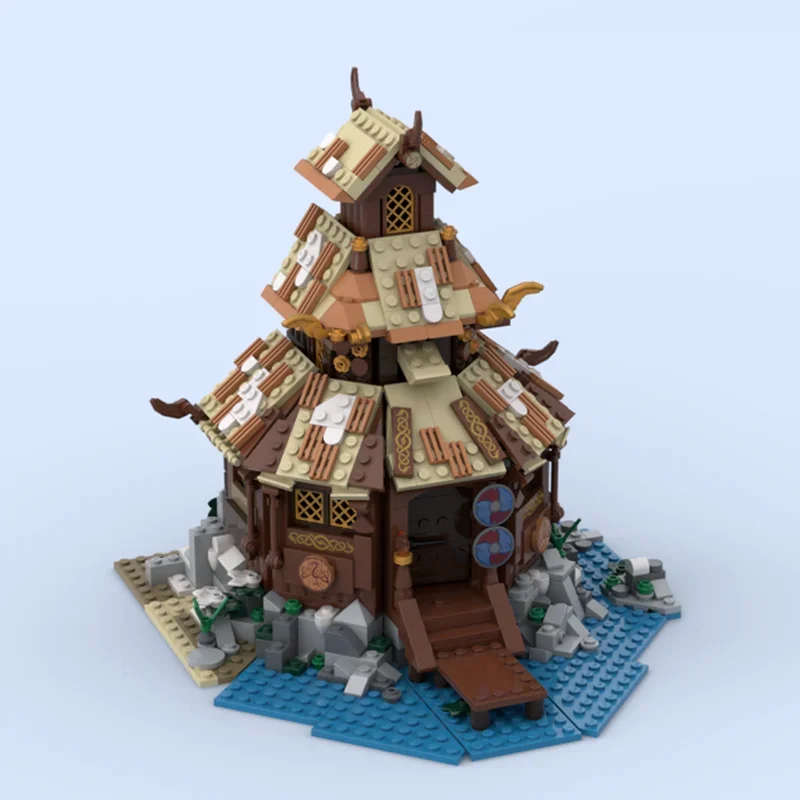 985PCSMOC, средневековое здание замка, модель храма викингов, сделай сам, сборка, строительный блок, игрушка, детский подарок на день рождения
985PCSMOC, средневековое здание замка, модель храма викингов, сделай сам, сборка, строительный блок, игрушка, детский подарок на день рождения