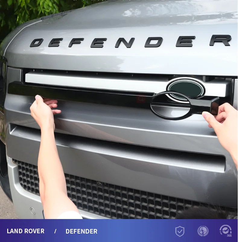 For Land Rover Defender 90/110 2020 2021 2022 2023 High Quality ABS Black Front Bumper Grille Decorative Strip Spoiler
For Land Rover Defender 90/110 2020 2021 2022 2023 High Quality ABS Black Front Bumper Grille Decorative Strip Spoiler