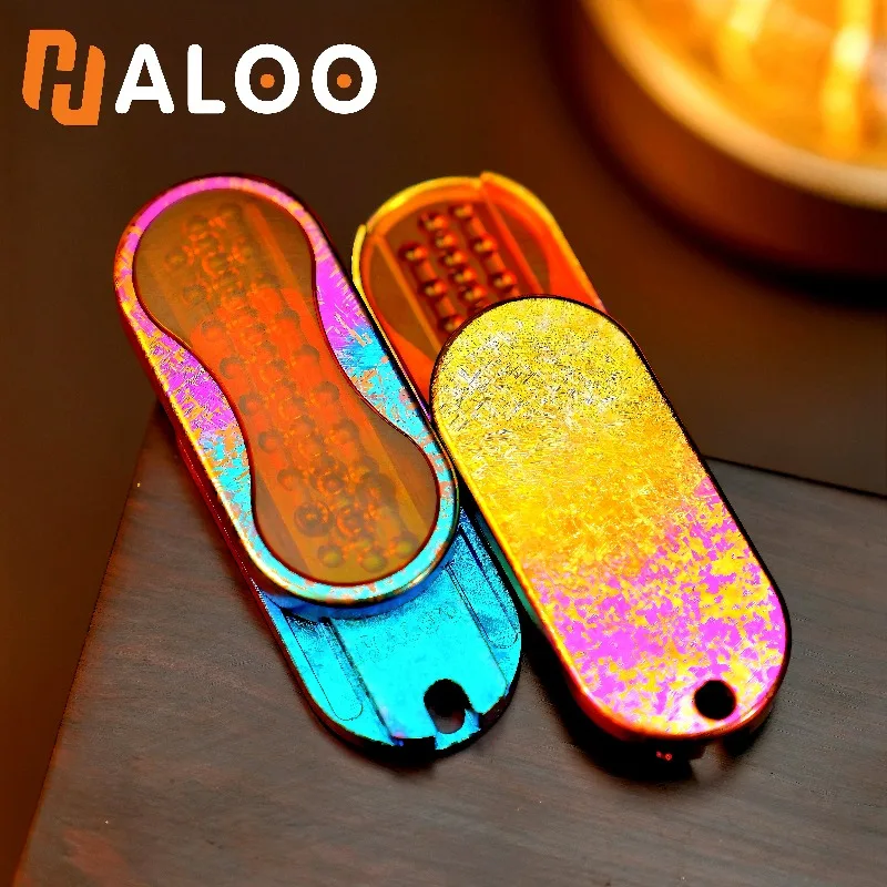 HALOOPLAYER EDC Believer Ice Crystal Титановая механическая магнитная плотная сегментная декомпрессионная карта на кончиках пальцев
HALOOPLAYER EDC Believer Ice Crystal Титановая механическая магнитная плотная сегментная декомпрессионная карта на кончиках пальцев