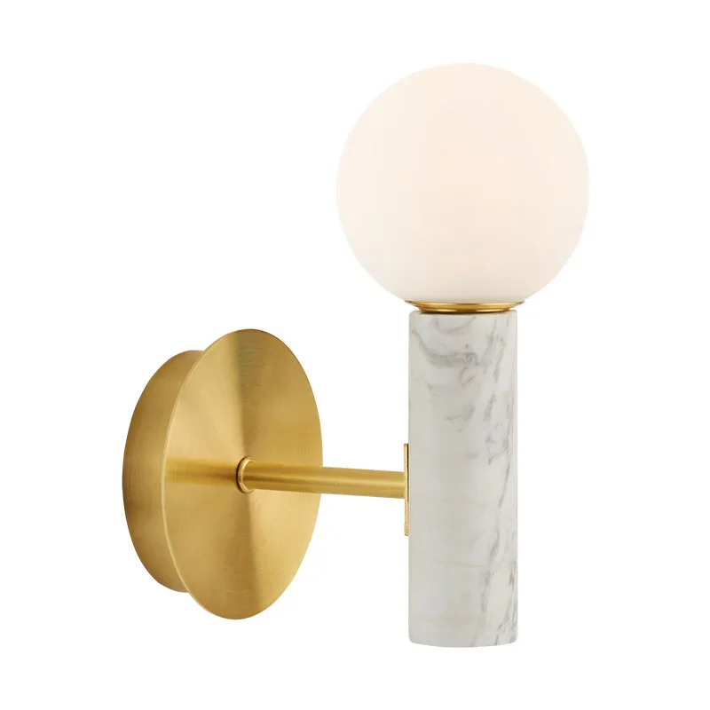 Bedroom Bedside Lamp Aisle Living Room Mild Luxury Marble TV Background Wall Double-Headed Wall Lamp Stairs Step Light
Bedroom Bedside Lamp Aisle Living Room Mild Luxury Marble TV Background Wall Double-Headed Wall Lamp Stairs Step Light