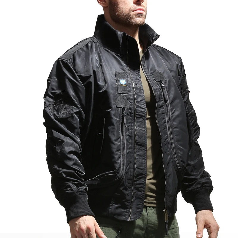Hip Hop Jacket Men Spring Autumn Army Military Motorcycle MA-1 Air Force Pilot Bomber Jackets Stand-collar Multiple Pocket Coat
Hip Hop Jacket Men Spring Autumn Army Military Motorcycle MA-1 Air Force Pilot Bomber Jackets Stand-collar Multiple Pocket Coat