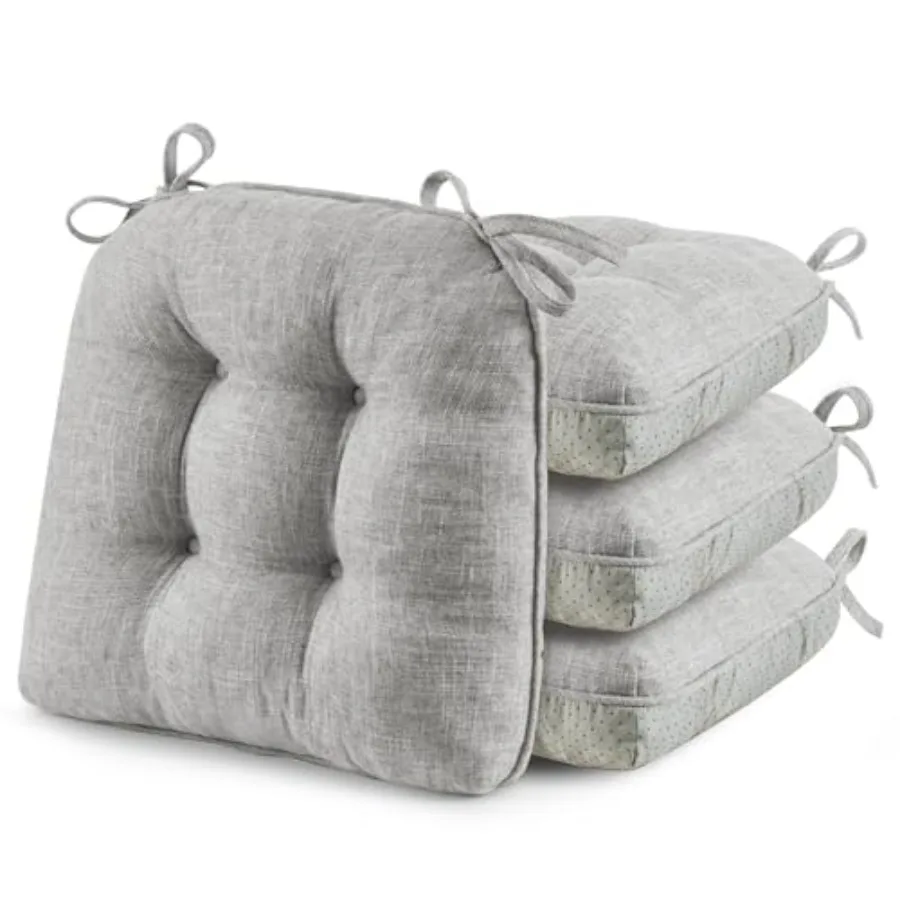 ® Chair Cushions for Dining Chairs Tufted Memory Foam Chair Pads with Non-Slip Backing Kitchen Seat Cushions with Ties Washable
® Chair Cushions for Dining Chairs Tufted Memory Foam Chair Pads with Non-Slip Backing Kitchen Seat Cushions with Ties Washable