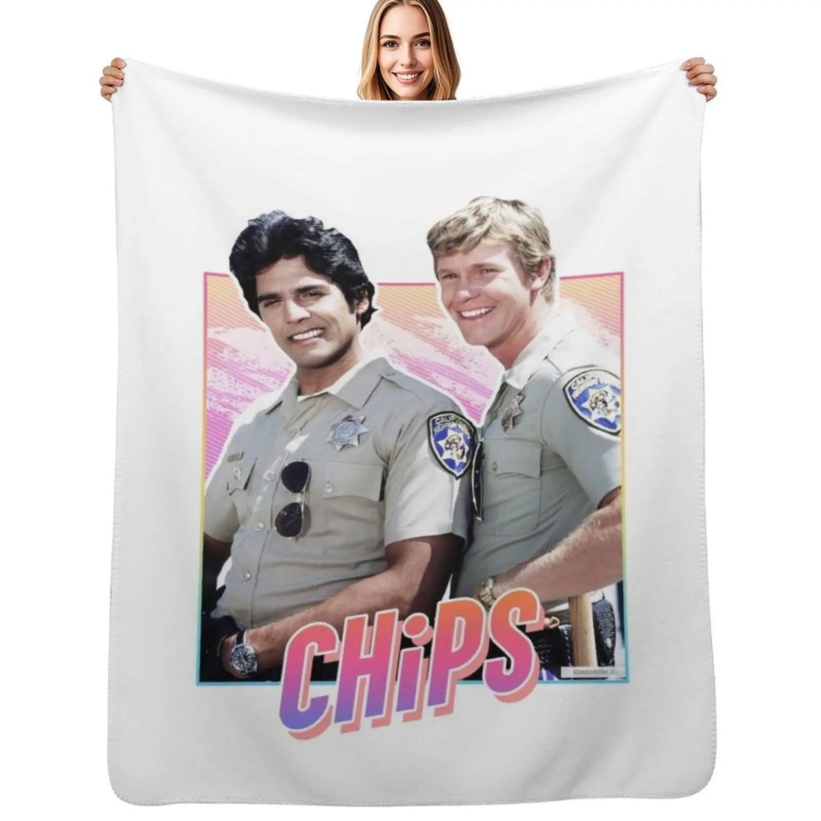CHiPs - 80s design Throw Blanket Portable Lightweight Blanket for Travel Camping
CHiPs - 80s design Throw Blanket Portable Lightweight Blanket for Travel Camping