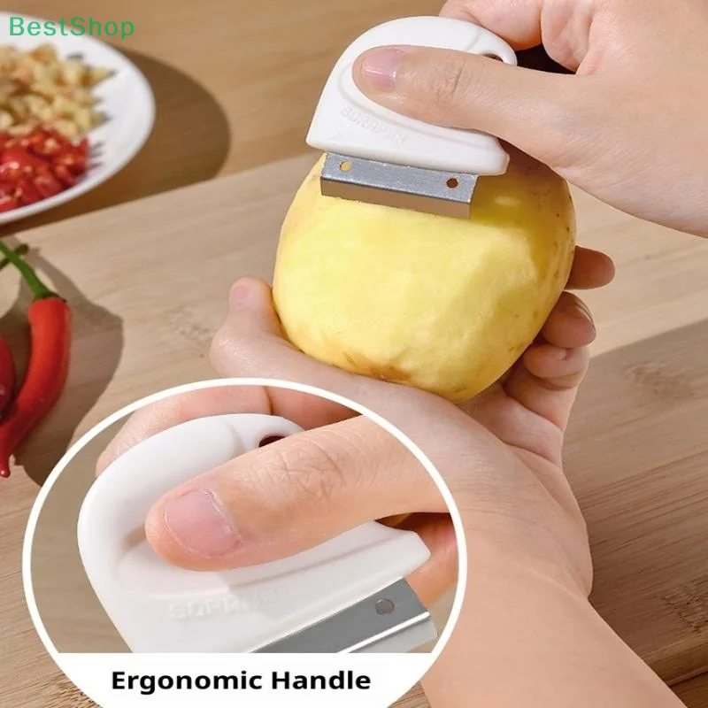1Pcs Peeler Tool For Ginger Garlic Potato Yam, Universal Vegetable Scraper Kitchen Peeler Accessory
1Pcs Peeler Tool For Ginger Garlic Potato Yam, Universal Vegetable Scraper Kitchen Peeler Accessory