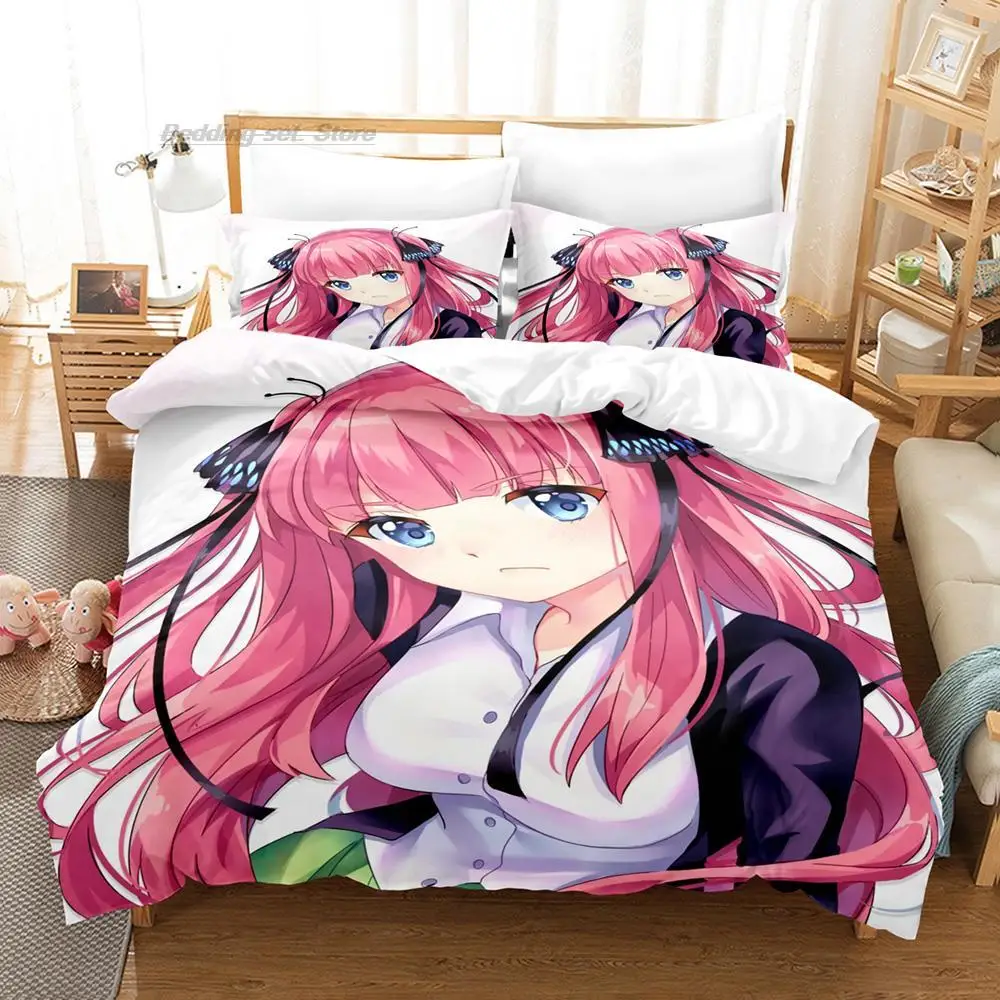 The Quintessential Quintuplets Bedding Set Single Twin Full Queen King Size Bed Set Aldult Kid Bedroom Duvet cover Sets 3D Anime
The Quintessential Quintuplets Bedding Set Single Twin Full Queen King Size Bed Set Aldult Kid Bedroom Duvet cover Sets 3D Anime