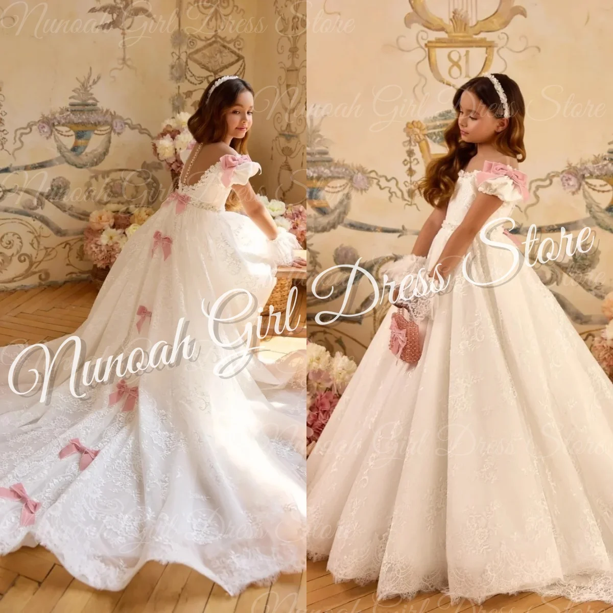 Платья для девочек-цветочниц на свадьбу с розовыми бантами и бисером длиной до пола, платье для девочек для фотосессии, платья для первого причастия по индивидуальному заказу
Платья для девочек-цветочниц на свадьбу с розовыми бантами и бисером длиной до пола, платье для девочек для фотосессии, платья для первого причастия по индивидуальному заказу