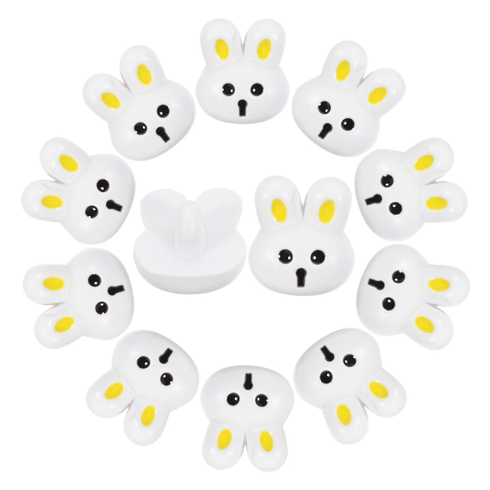 12 Pcs Rabbit Buttons Connector Hole for Craft Bunny Shaped Scrapbook Clothes Decor Shirt Resin Sewing Child Colorful Clothing
12 Pcs Rabbit Buttons Connector Hole for Craft Bunny Shaped Scrapbook Clothes Decor Shirt Resin Sewing Child Colorful Clothing