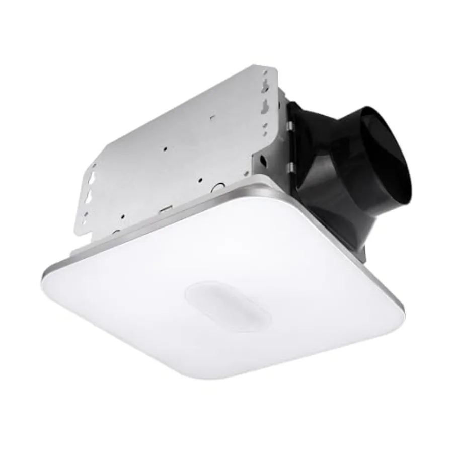 Bathroom Exhaust Fan with Light, 15W Dimmable 3CCT LED Light with 5W Night Light Bathroom Fans for Ceiling, 90 CFM, 1.5 Sones V
Bathroom Exhaust Fan with Light, 15W Dimmable 3CCT LED Light with 5W Night Light Bathroom Fans for Ceiling, 90 CFM, 1.5 Sones V