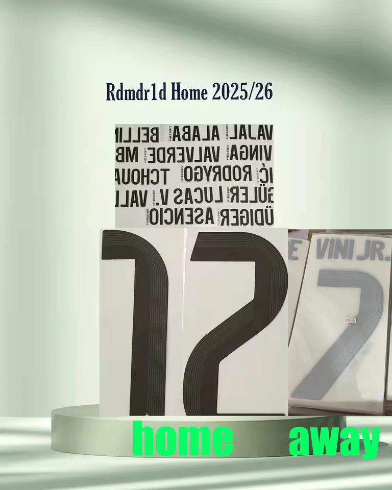 2025/26 RdMad1d Customize Home namesets Home Trent & Valverde Name and number top AAAA quality iron on nameset 2026 Top Quality
2025/26 RdMad1d Customize Home namesets Home Trent & Valverde Name and number top AAAA quality iron on nameset 2026 Top Quality