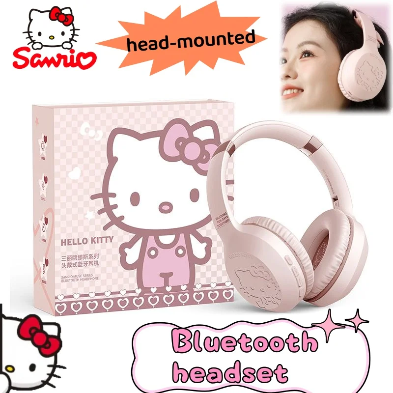 Новые высококачественные стильные мультяшные беспроводные Bluetooth-наушники Sanrio Hello Kitty Pochacco, креативные периферийные наушники-накладные наушники
Новые высококачественные стильные мультяшные беспроводные Bluetooth-наушники Sanrio Hello Kitty Pochacco, креативные периферийные наушники-накладные наушники