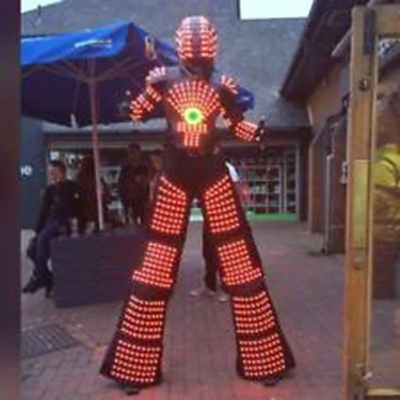 Dance Bar Stage Performance LED robot costume LED Clothing Light suits LED Robot suits robot david robot
Dance Bar Stage Performance LED robot costume LED Clothing Light suits LED Robot suits robot david robot