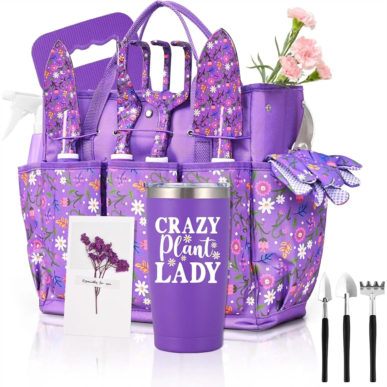 14 PCS Gardening Tools Set for Women with Garden Tool Bag, Plant Lover Gifts for Mom Grandma on Birthday Christmas Mother's Day
14 PCS Gardening Tools Set for Women with Garden Tool Bag, Plant Lover Gifts for Mom Grandma on Birthday Christmas Mother's Day