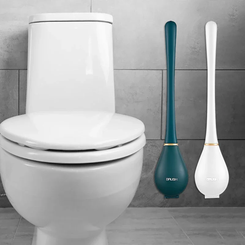 Toilet Cleaning Brush Set Wall-Mounted Silicone Holder Long Handled Hygienic Household Bathroom Brushes
Toilet Cleaning Brush Set Wall-Mounted Silicone Holder Long Handled Hygienic Household Bathroom Brushes