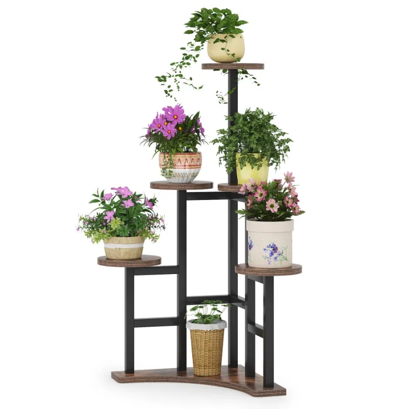 Balcony flower stand climbing vine wrought iron hall household wooden multi-layer ladder floor-to-ceiling flower pot shelf plant
Balcony flower stand climbing vine wrought iron hall household wooden multi-layer ladder floor-to-ceiling flower pot shelf plant