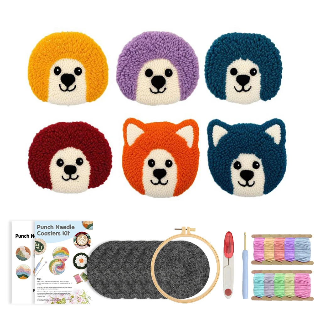 Embroidery Punch Needle Mug Coaster Kit for Adults Kids Beginners Magic Needle For Embroidery Set DIY Craft Sewing Needle Set
Embroidery Punch Needle Mug Coaster Kit for Adults Kids Beginners Magic Needle For Embroidery Set DIY Craft Sewing Needle Set