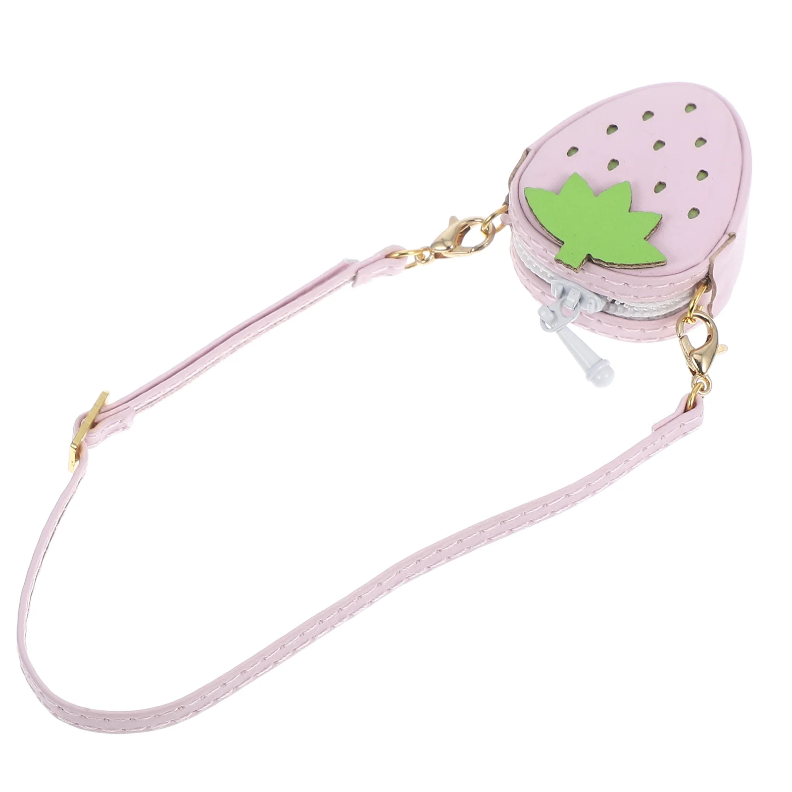 Cute Mini Crossbody Strawberry Handbag for Dolls Adjustable Length Cotton Kawaii Bag Novelty Accessory Tiny Fruit Purse
Cute Mini Crossbody Strawberry Handbag for Dolls Adjustable Length Cotton Kawaii Bag Novelty Accessory Tiny Fruit Purse