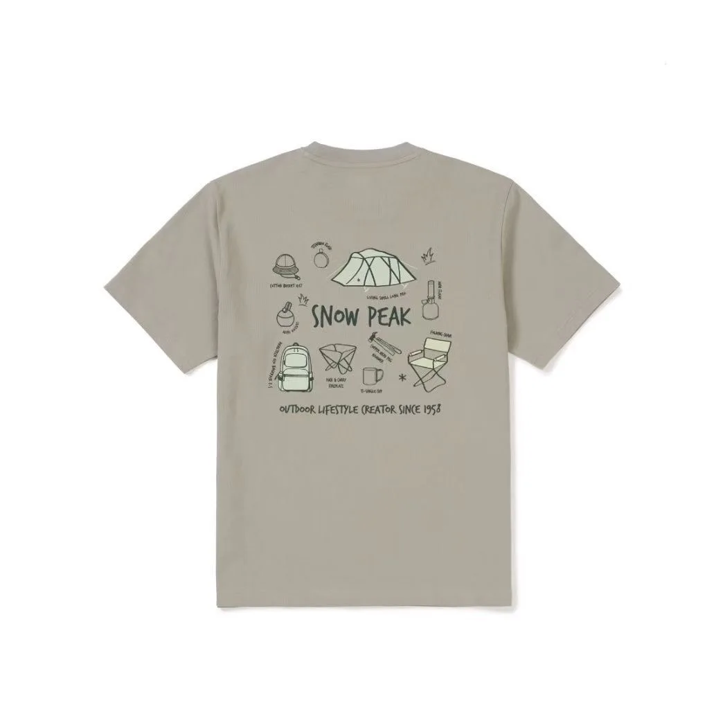 snow peak 100% Cotton Outdoor Gear Print T-Shirt - Short Sleeve Crew Neck Casual Tee
snow peak 100% Cotton Outdoor Gear Print T-Shirt - Short Sleeve Crew Neck Casual Tee