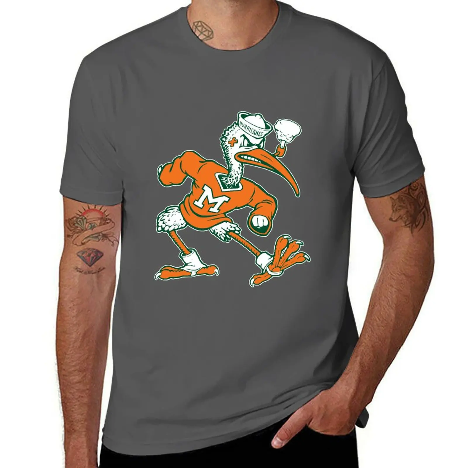 Vintage Sebastian Mascot of Univ. of Miami Mascot T-Shirt Big Size Daily Wear T-Shirt
Vintage Sebastian Mascot of Univ. of Miami Mascot T-Shirt Big Size Daily Wear T-Shirt