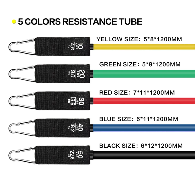 Home Strength Training Complete Resistance Bands 11pcs Set Fitness Tube Bands Setexercise Fitness Yoga Resistance Bands 2026
Home Strength Training Complete Resistance Bands 11pcs Set Fitness Tube Bands Setexercise Fitness Yoga Resistance Bands 2026