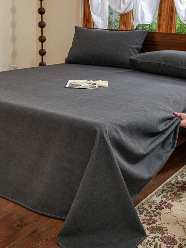 New 2026 Cotton Quilt Cover Summer Cooling Bedding Set of Three Pieces Printed Old Rough Cloth Sheets for Naked Sleep
New 2026 Cotton Quilt Cover Summer Cooling Bedding Set of Three Pieces Printed Old Rough Cloth Sheets for Naked Sleep