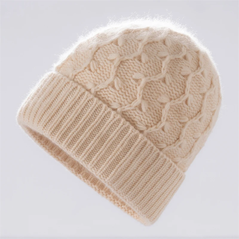 Cold-Proof 100% Cashmere Knitted Hat New Style Unisex Autumn Winter Wool Hat Ear Protection Warm Thick Versatile Head Wrap
Cold-Proof 100% Cashmere Knitted Hat New Style Unisex Autumn Winter Wool Hat Ear Protection Warm Thick Versatile Head Wrap