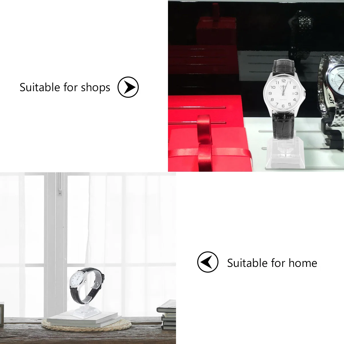 10 pcs Watch Display Holder Bracket Premium Material Elastic Bracelet Stand Transparent PP Jewelry Display For Men Home
10 pcs Watch Display Holder Bracket Premium Material Elastic Bracelet Stand Transparent PP Jewelry Display For Men Home