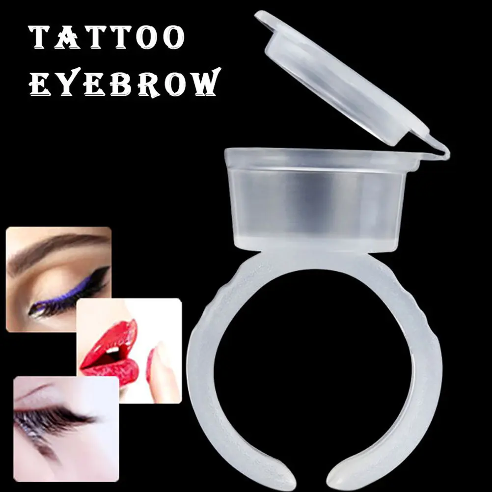 50Pcs Ink Ring Cups Professional Adjustable Finger Pigment Holders Lightweight Makeup Accessories for Tattoo
50Pcs Ink Ring Cups Professional Adjustable Finger Pigment Holders Lightweight Makeup Accessories for Tattoo
