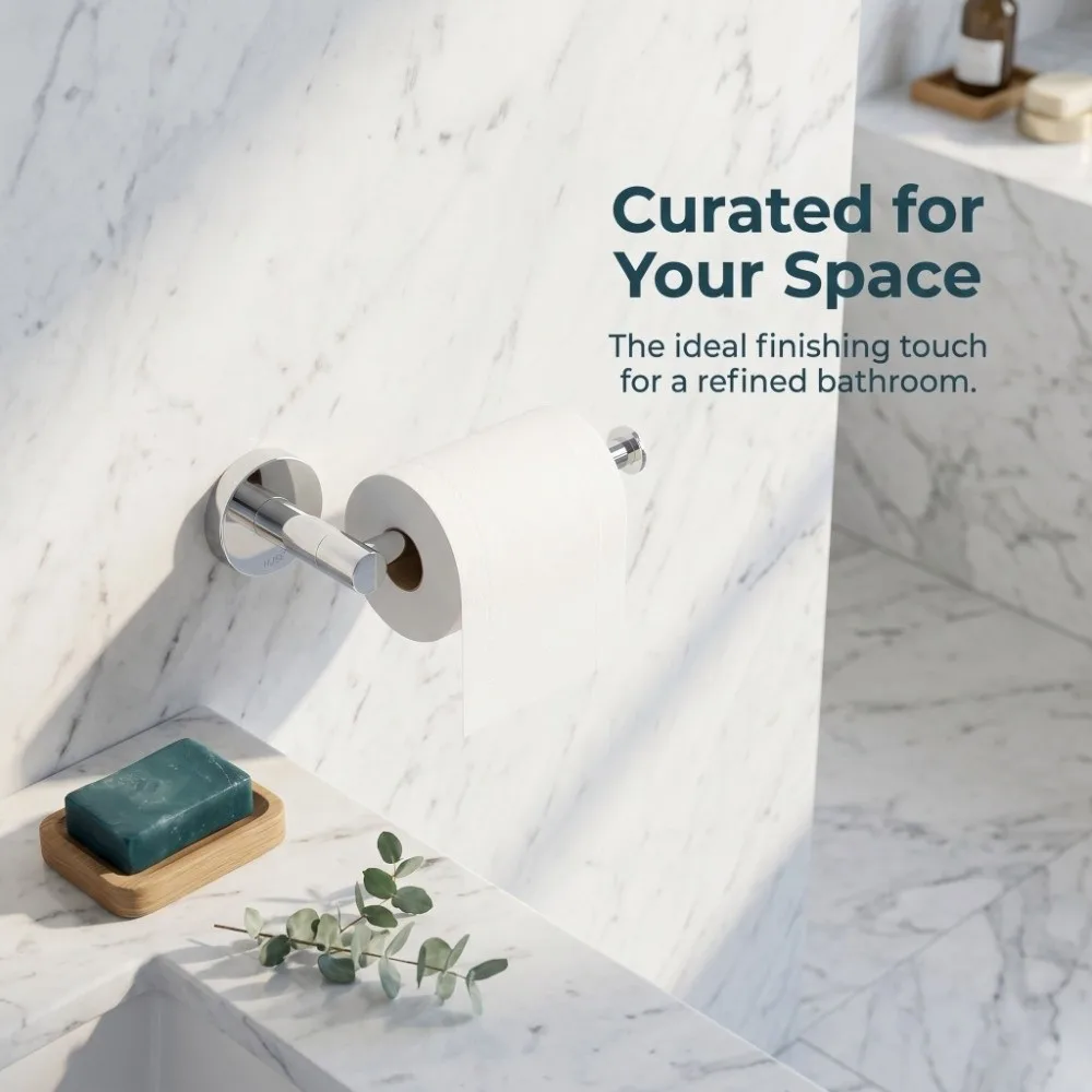 Stainless Steel Paper Roll Holder Chrome Plated Wall Mounted Toilet Paper Holder Easy Installation Silver Paper Holder
Stainless Steel Paper Roll Holder Chrome Plated Wall Mounted Toilet Paper Holder Easy Installation Silver Paper Holder