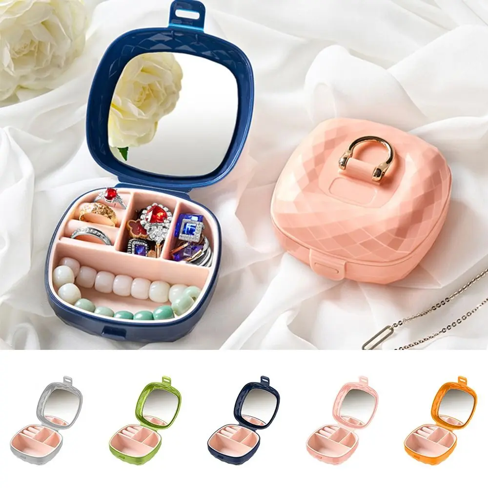 Portable Square Mini Jewelry Storage Box with Mirror Travel Makeup Case Waterproof Necklace Ring Jewelry Organizer for Women
Portable Square Mini Jewelry Storage Box with Mirror Travel Makeup Case Waterproof Necklace Ring Jewelry Organizer for Women
