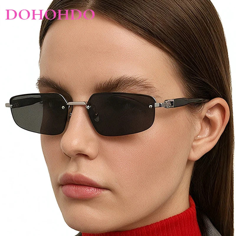 Retro Y2K Cat Eye Half Frame Women Sunglasses New Trendy Brand Design Men Shades Outdoor Travel Fishing Sunglasses Unisex UV400
Retro Y2K Cat Eye Half Frame Women Sunglasses New Trendy Brand Design Men Shades Outdoor Travel Fishing Sunglasses Unisex UV400